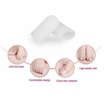 2 Pieces Gel Tube for Finger And Toe Protects Corns Ingrown Nails Blisters