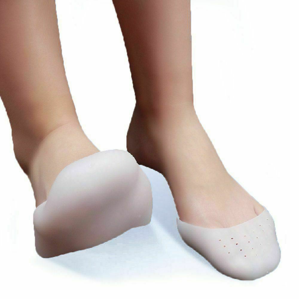 2 x Finger Protector Silicone Gel Pointe Toe Cap Cover Pads Protectors ...