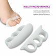 4 Pcs Toe Straightener Aid Pain Relief Hammer Claw Mallet Soft Gel Toe Separator