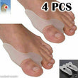 4x Gel Toe Separators Stretchers Bunion Splint, Toe Straightener Alignment