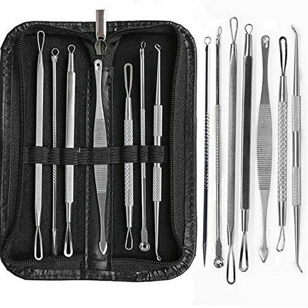 Professional 7 Surgical Extractor High-Quality Blackhead and Pimple Remover Kit