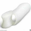 Unisex Foot Care Aid Ease Pain Relief Big White Toe Bunion Spreader Silicone Gel.