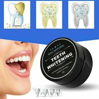 5 Pcs Organic Coconut Activated Charcoal Whitener Natural Teeth Whitening Powder