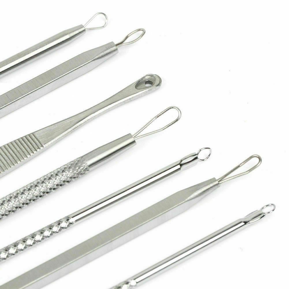 7pcs Blackhead Acne Comedone Pimple Blemish Extractor Remover Tool Kit ...