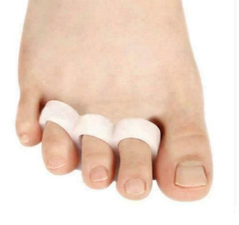 8 Pcs Bunion Treatment Spacer Separator Splint Hammer Toe Straightener Corrector