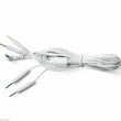 8 PCS ELECTRODE LEAD WIRES Cables for Digital Massager TENS 3.5 mm with 4 pins