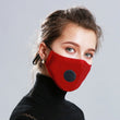 Unisex Reusable Soft Double Layer Washable Cotton Face Nose Mask with 12 Filters