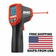 Ames 12:1 Temperature Gun Non-Contact Digital Laser Infrared IR Thermometer