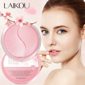 50 Pcs Sakura Under Eye Pad Anti-Wrinkle Firming Eye Patches Collagen Eye Mask