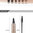 Eyebrow Dye Tint Waterproof Pour Eyebrow Gel Mascara Cream with Brush Kit 10ml
