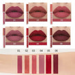 6 Colors Long Lasting Velvet Lips Tint Liquid Lipsticks Waterproof Non-Stick A