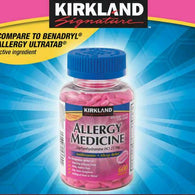 Kirkland Signature Allergy Relief Medicine Diphenhydramine HCI 25mg 600 Minitabs