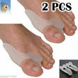 2 Pcs Gel Toe Separators Stretchers Alignment Bunion Splint Toe Straightener