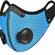 Cycling Face Mask with Activated Carbon Filter Valves Sports Reusable 1 & 2 Pack