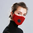 Reusable Mouth Cover Washable Cloth Cotton Face Mask 2 PM 2.5 Carbon Filters