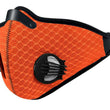 Reusable Face Mask With Active Carbon Filter Breathing Valves Cycling Mesh