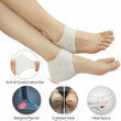 4 Pcs Unisex Heel Protectors Insoles Cracked Feet Care Socks Sleeve Silicone Gel