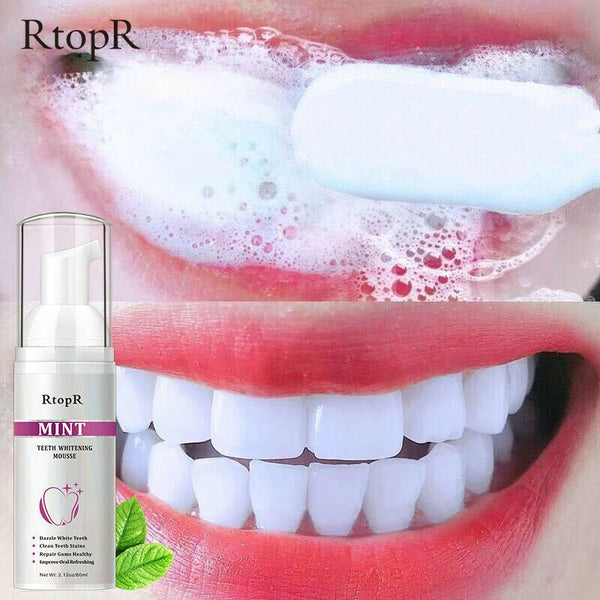 Teeth Cleansing Whitening Mousse Removes Stains Teeth Whitening Oral Hygiene