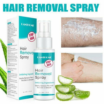 2 Pack Natural Stop Hair Growth Inhibitor Remover Hair Removal Spray Cream 50ml