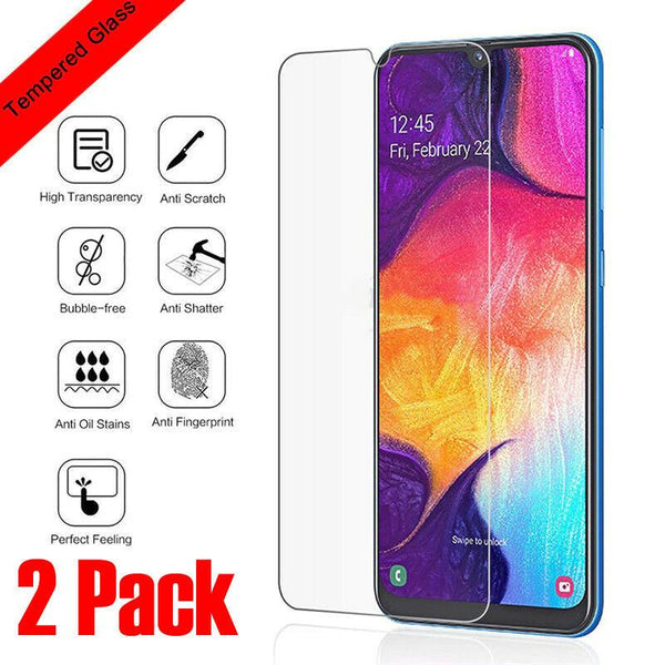 2pcs Tempered Glass Screen Protector For Samsung Galaxy A10 A10 E A20