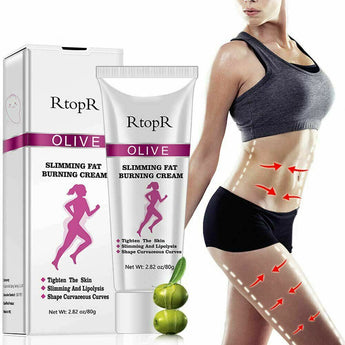 RtopR Fat Burning Cream Olive Anti Cellulite and Tighten Body Slimming 2 PACK