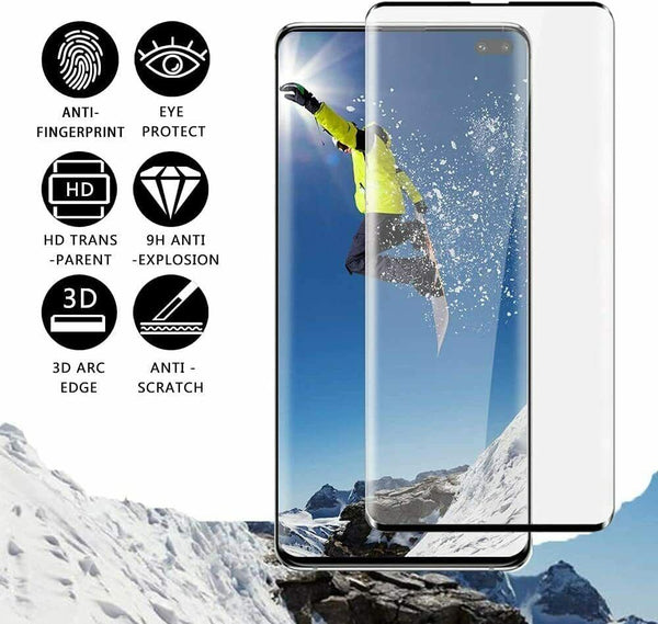 2PK Tempered Glass Screen Protector For Samsung S20 Ultra S10 S9 S8 Plus Note20