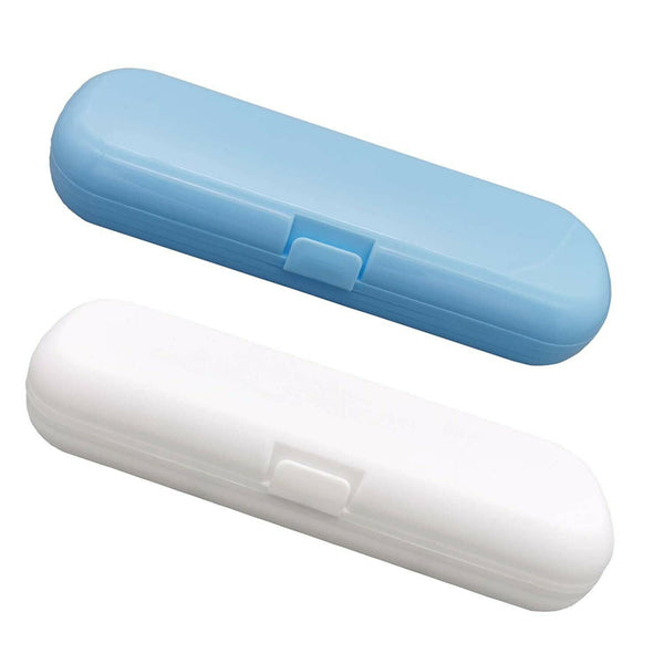 2 Pcs Electric Toothbrush Travel Case Portable Holder For Oral B and Others