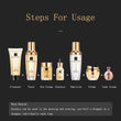 SENANA 24K Gold Skin Care Set 9 Pcs  Moisturizing, Pore-Shrinking, Oil Control
