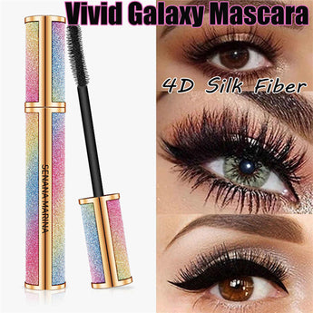 4D Mascara Silk Fiber waterproof Vivid Galaxy Lashes Thick Long eyelashes